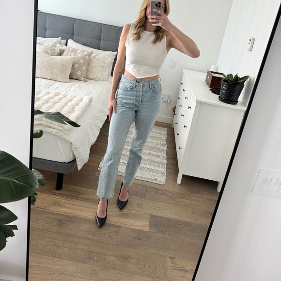 Denim forum light wash boyfriend jeans 🩵 - Picture 1 of 4